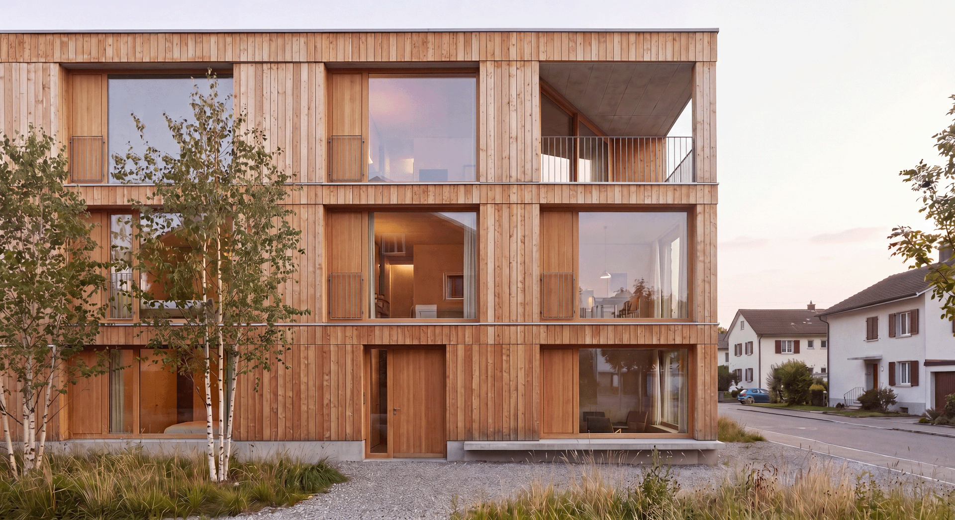 CS-01 — From single family house to 3-unit apartment building, WETTINGEN AG · ZONE W3